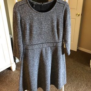 Talbots black tweed dress
